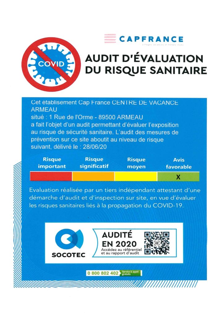 Logo audit évaluation du risque sanitaire
